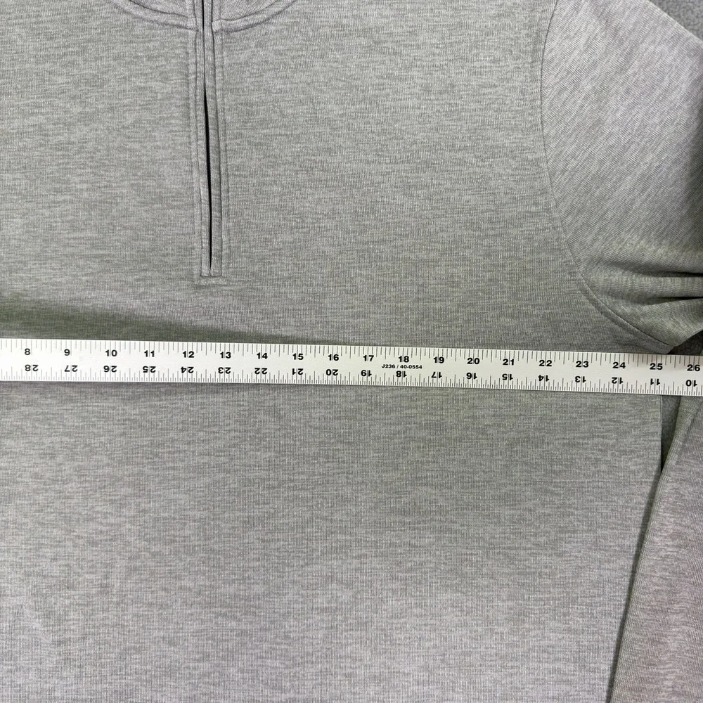 Rorie Whelan Sweater Mens‎ 2XL Gray 1/4 Zip Pullover Golf Performance Preppy